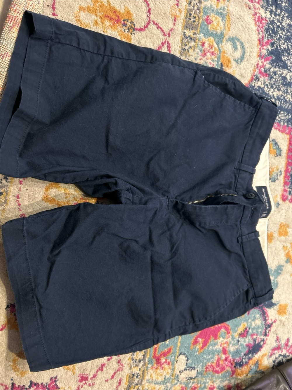 Abercrombie & Fitch Navy Cotton Casual Shorts 32